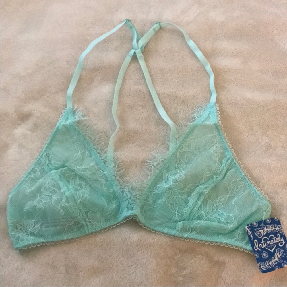 Free People Lace Bralette in Light Blue - Picture 2 of 7